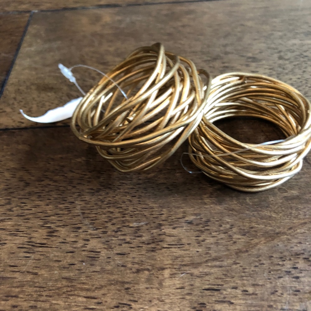 Gold napkin holders
